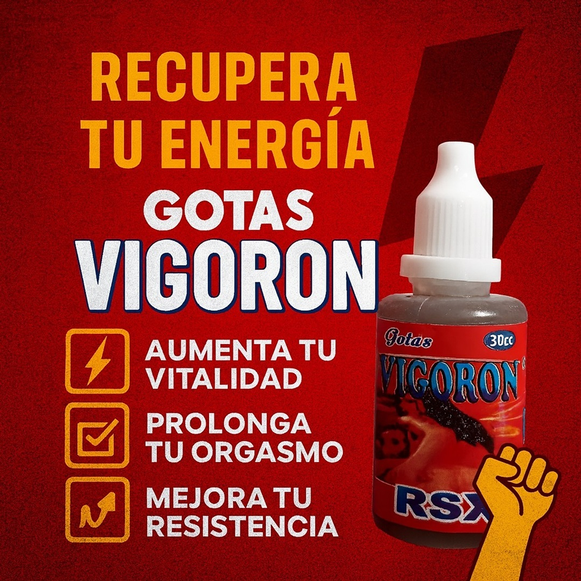 Gotas Vigoron 3 Al Hilo Rompe Catre – Potenciador Sexual Masculino Natural 30 mL 3