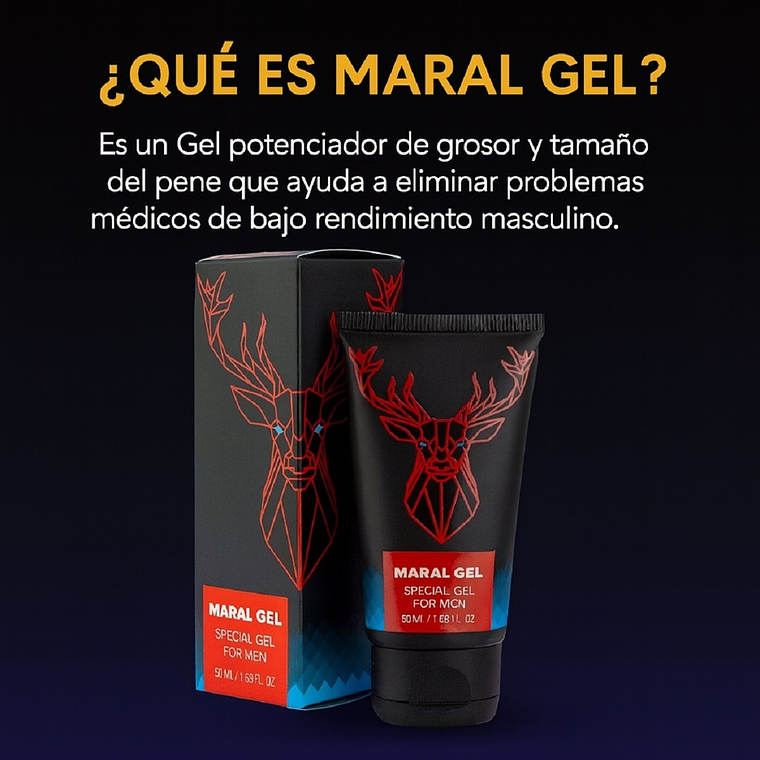 Gel Ruso Maral Gold – Agrandador y Potenciador Sexual Masculino 50ml 2