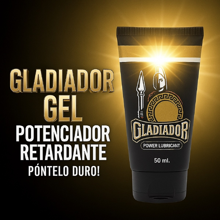 Lubricante Potenciador Retardante Gladiador Sexram – Gel Íntimo Masculino 50ml 2