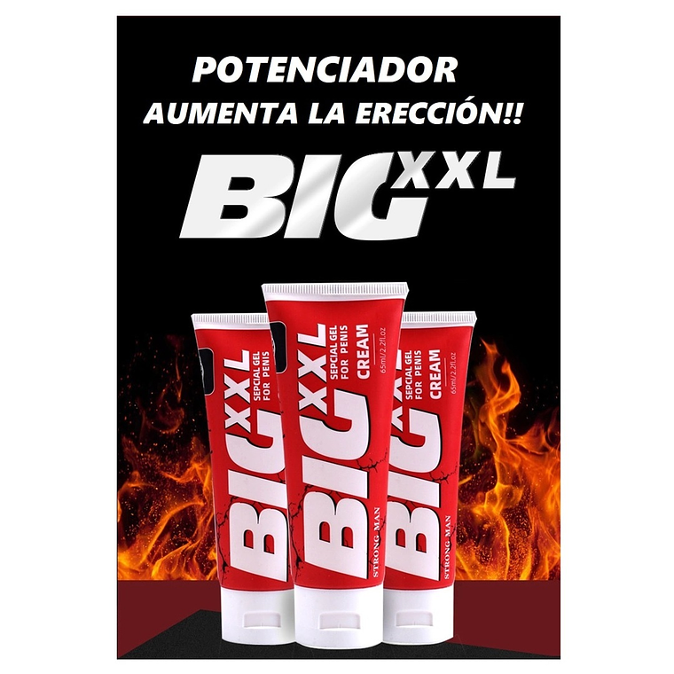 Crema Gel Big XXL – Lubricante Retardante y Agrandador de Pene Masculino 65ml 2