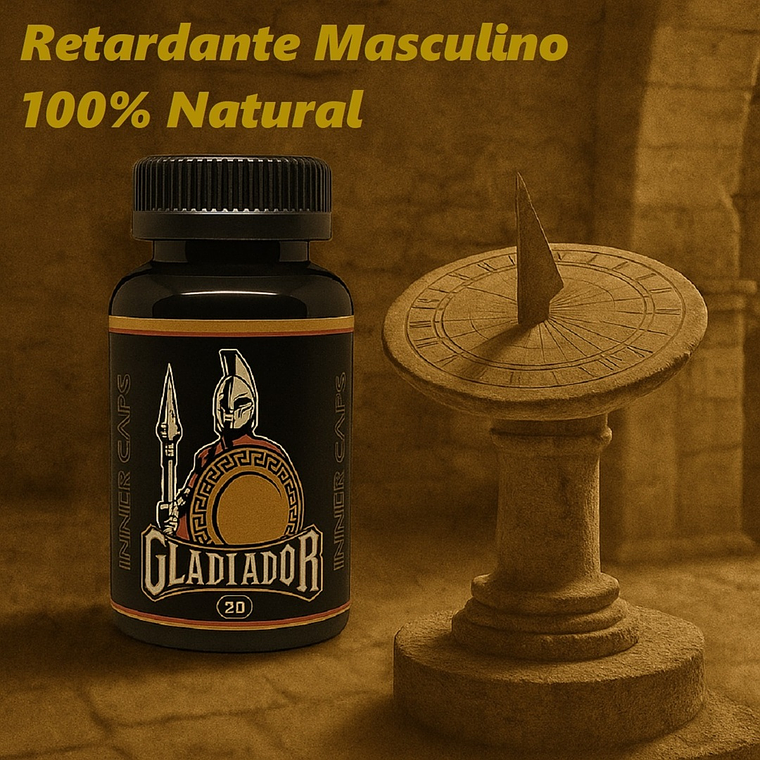 Cápsulas Gladiador Retardante y Potenciador Masculino Natural – Control Eyaculatorio 2