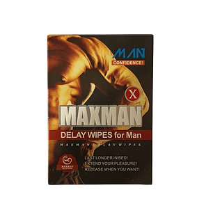 Toallitas Retardante Masculinas Maxman – Control y Confianza 