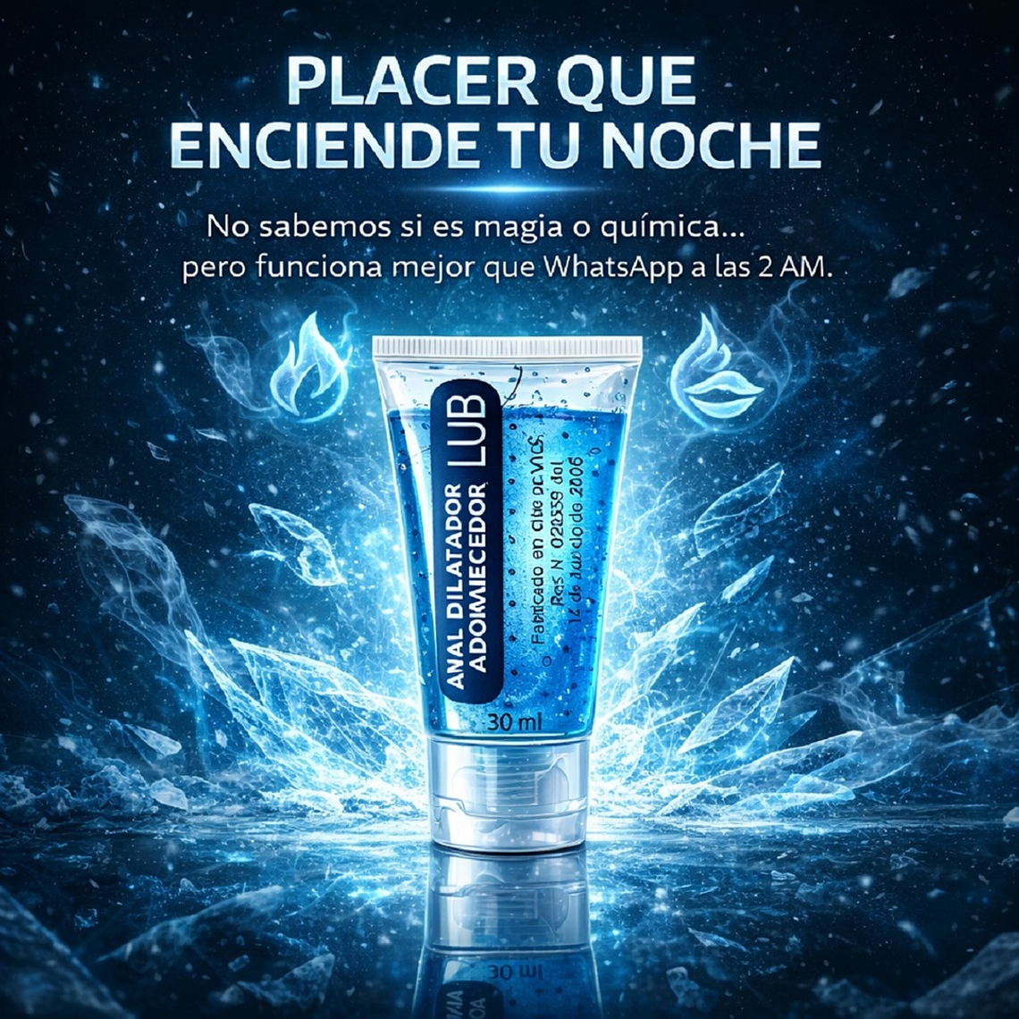 Lubricante Anal Dilatador con Adormecedor a Base de Agua – 30 mL 3