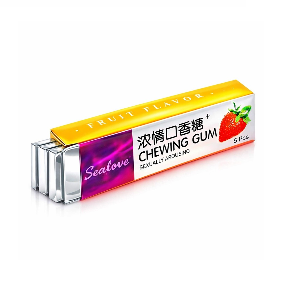 Chicles Excitantes Femeninos Sex Love Sabor Frutilla – Suplemento Intimidad 1