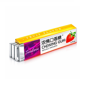 Chicles Excitantes Femeninos Sex Love Sabor Frutilla – Suplemento Intimidad