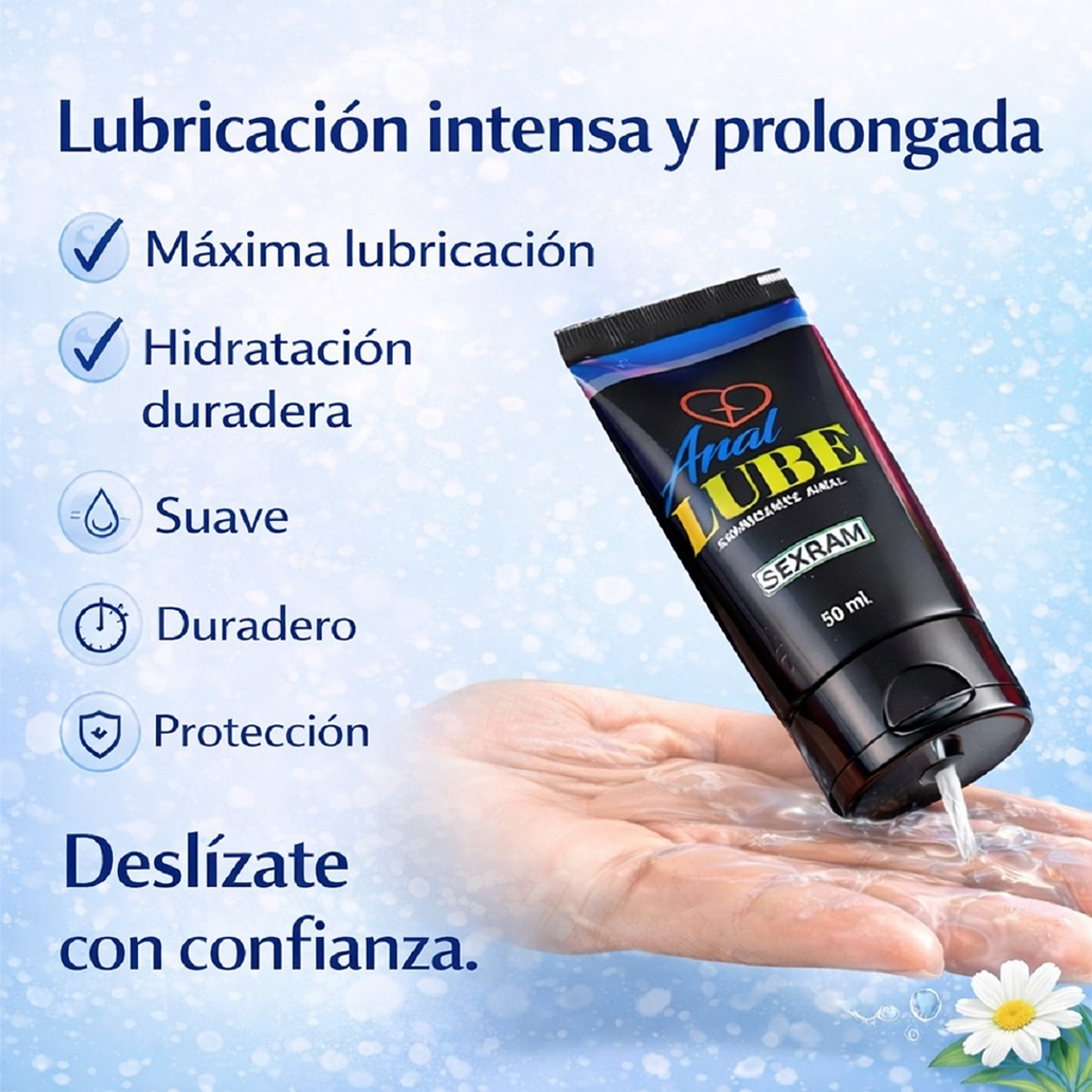 Lubricante Anal Dilatador – Base Agua Sexram  3