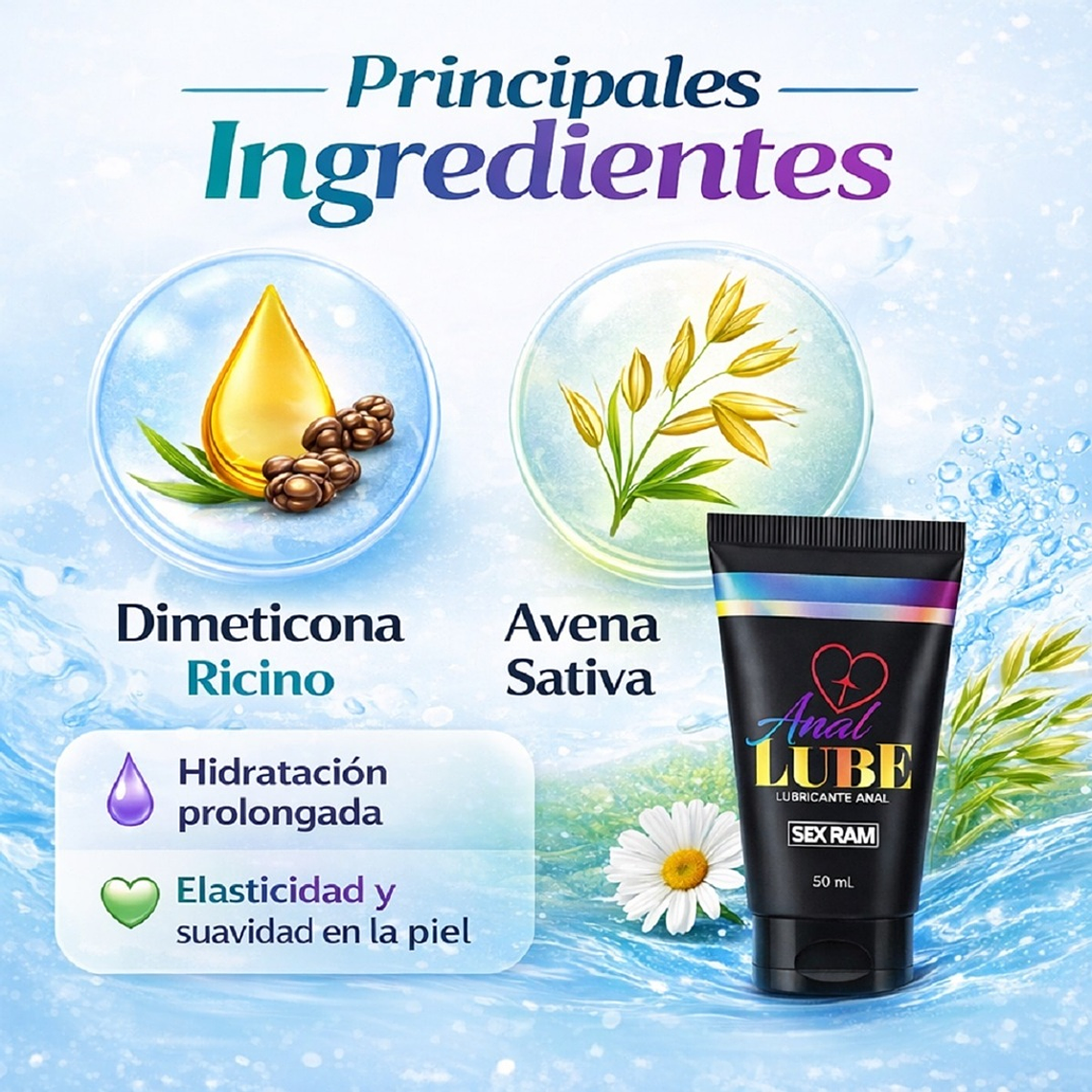 Lubricante Anal Dilatador – Base Agua Sexram  4