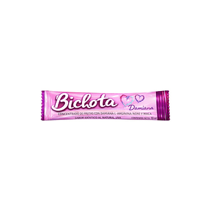 Potenciador Sexual Femenino Bichota Damiana Sachet 10ml – Libido y Energía Natural