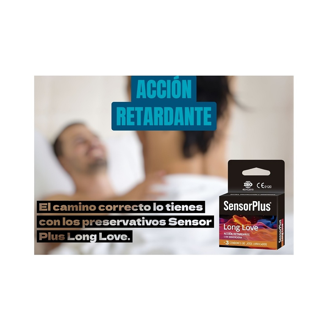 Preservativos Sensor Plus Retardante Pack 3 Unidades – Látex Natural con Benzocaína Lubricados 2
