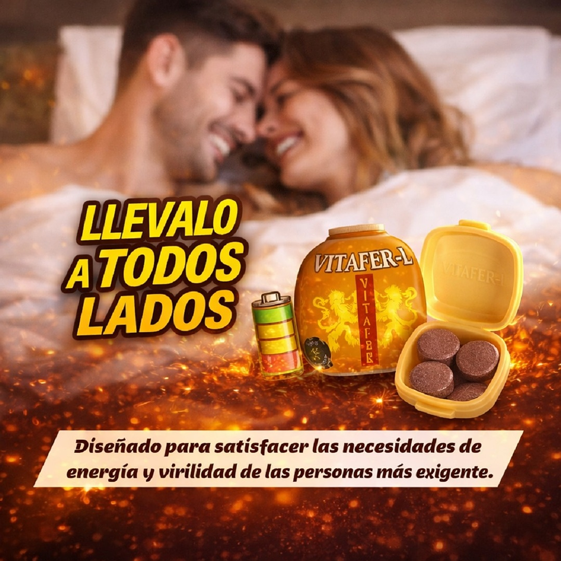 Vitafer L Estimulante Sexual Masculino Pack 3 Cápsulas – Suplemento Energético  4