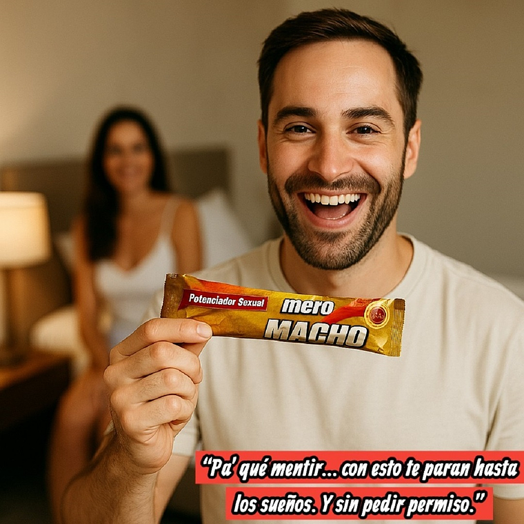 Potenciador Masculino Natural Mero Macho – Activador Sexual para Disfunción Eréctil y Próstata 4