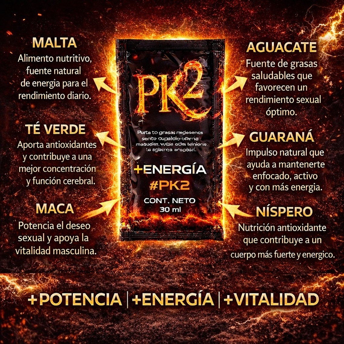 Bebida Natural Estimulante Sexual PK2 Maca – Suplemento Nutricional 2