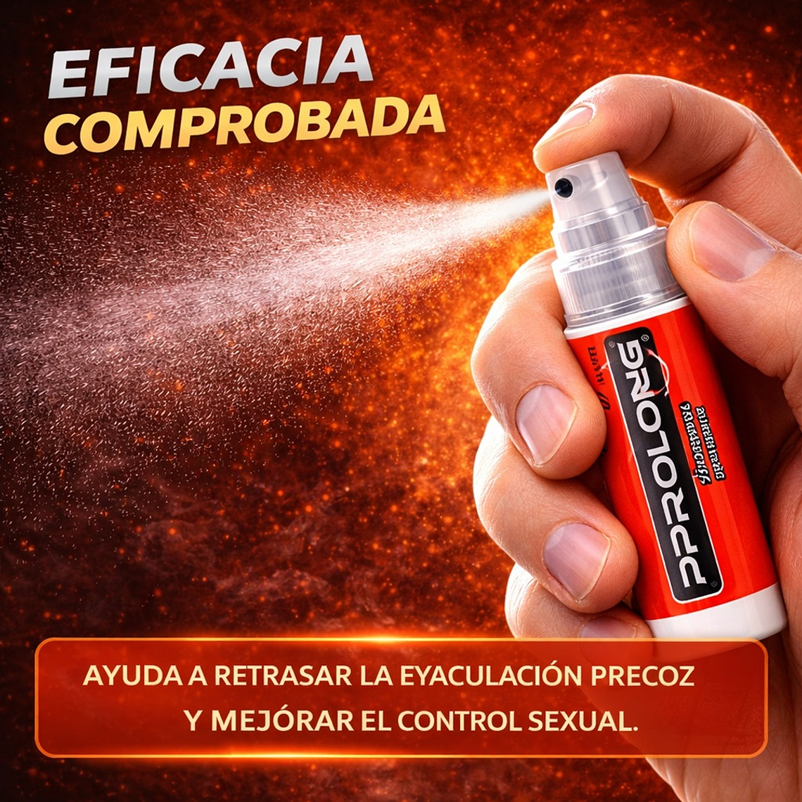 Spray Retardante Sexual Masculino con Lidocaína 10 mL  4