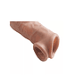 Funda Extensora Para Pene Realista de Silicona Color Piel – Aumento de Tamaño y Grosor - Miniatura 5