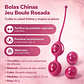 Bolas Chinas Vaginales Jeu Boule Rosada de Silicona – Fortalecimiento del Suelo Pélvico y Placer Íntimo - Miniatura 4