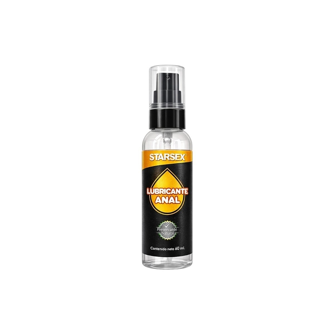 Lubricante Anal Dilatador Starsex 60 mL Base Agua Compatible con Látex 1