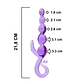 Dilatador Anal Grande 21,8 cm en TPR Flexible - Miniatura 3