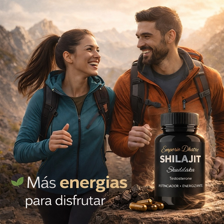 Shilajit Cápsulas Energizantes – Potenciador Natural de Testosterona y Energía 5