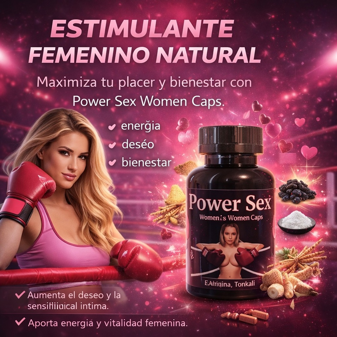 Cápsulas Power Sex Women – Suplemento Afrodisíaco Femenino para Energía y Vitalidad 4