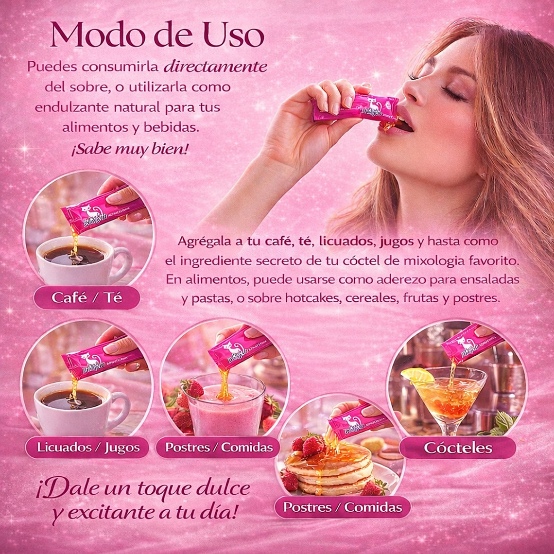 Miel Vigorizante Pink Pussycat – Potenciador Sexual Femenino Natural 2