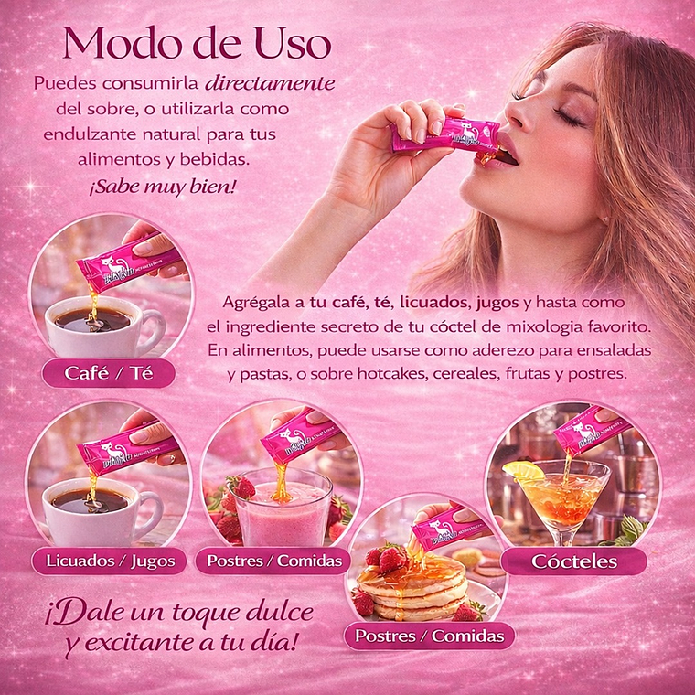 Miel Vigorizante Pink Pussycat – Potenciador Sexual Femenino Natural 2