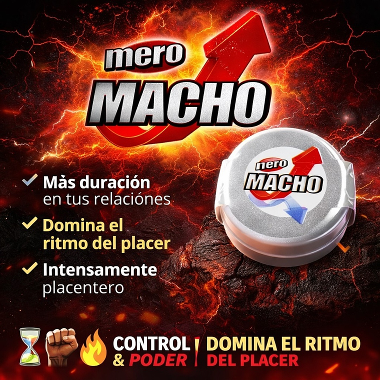 Crema Retardante Masculina Mero Macho – Potencia y Control Natural 4