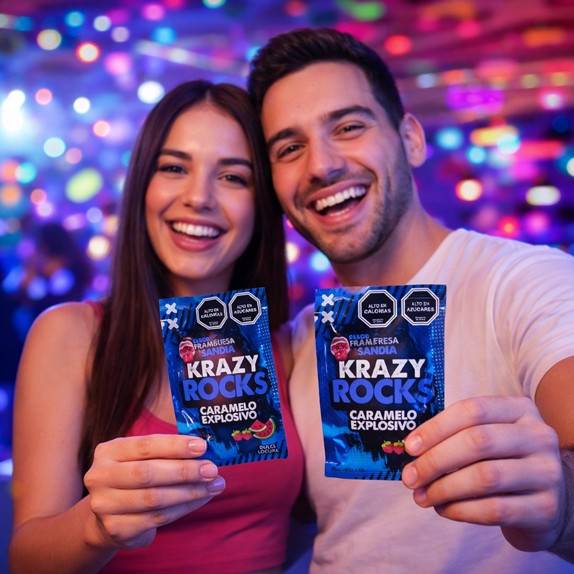 Caramelo Explosivo Efervescente Para Sexo Oral Sabor Frambuesa Sandía 4