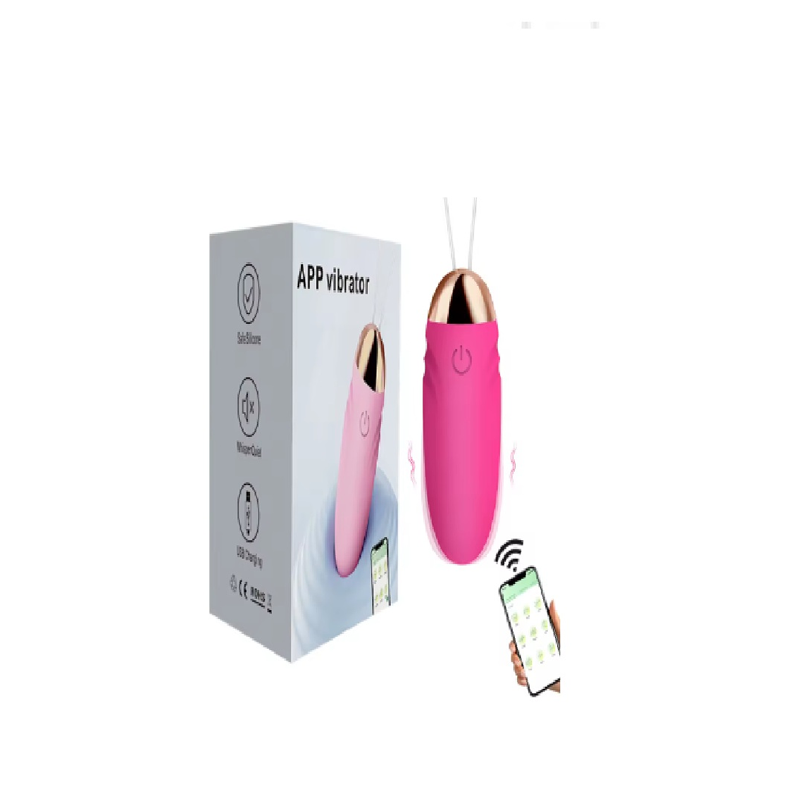 Huevo Vibrador Inalámbrico con Control por App Bluetooth – Estimulador Clítoris y Punto G 1