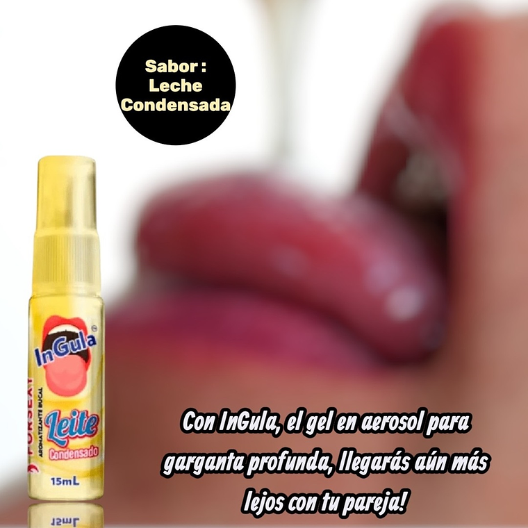 Adormecedor de Garganta In Gula Leche Condensada – Spray Desensibilizante 15 ml 2