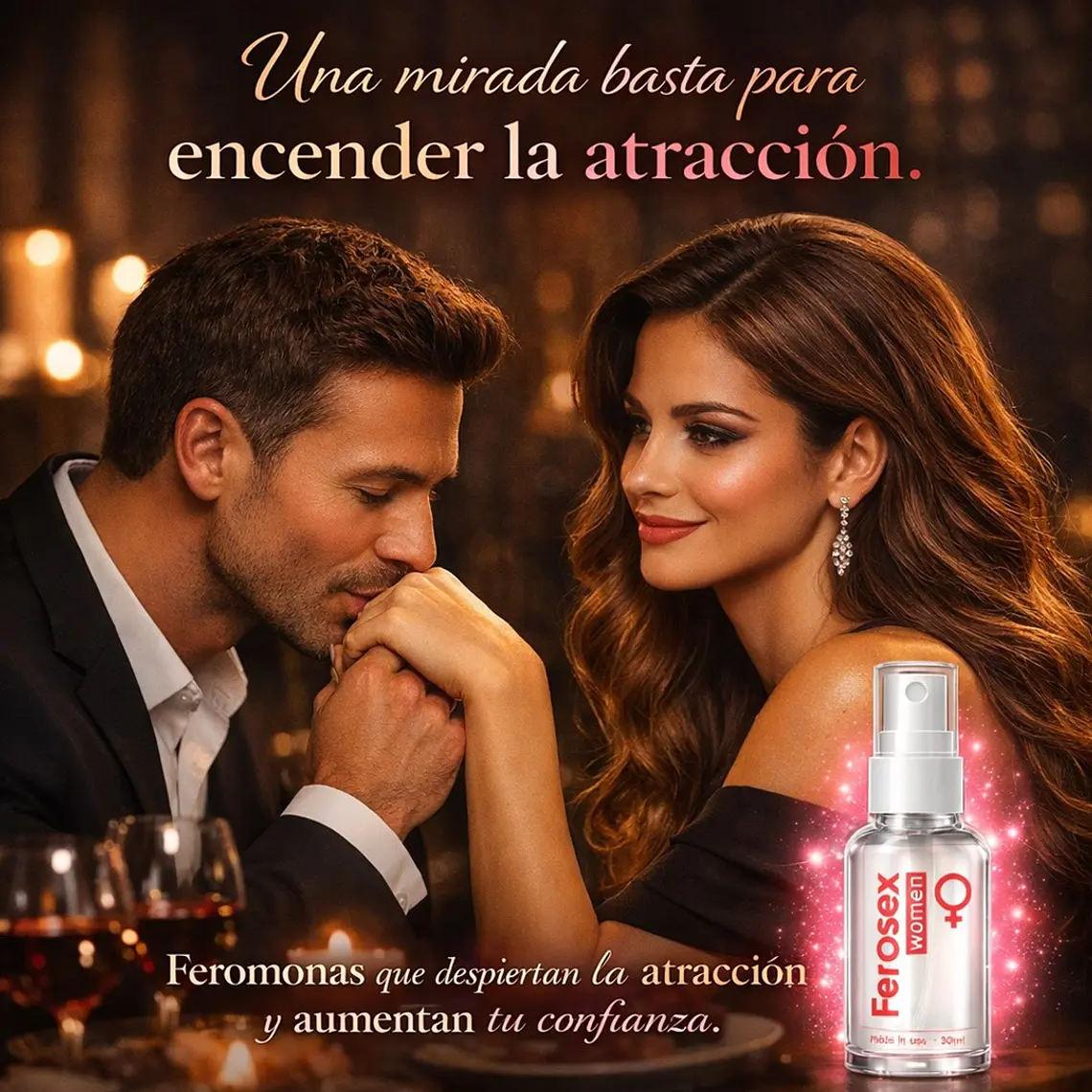 Perfume con Feromonas para Mujer Pherowomen Spray 30 mL Atracción y Seducción 4