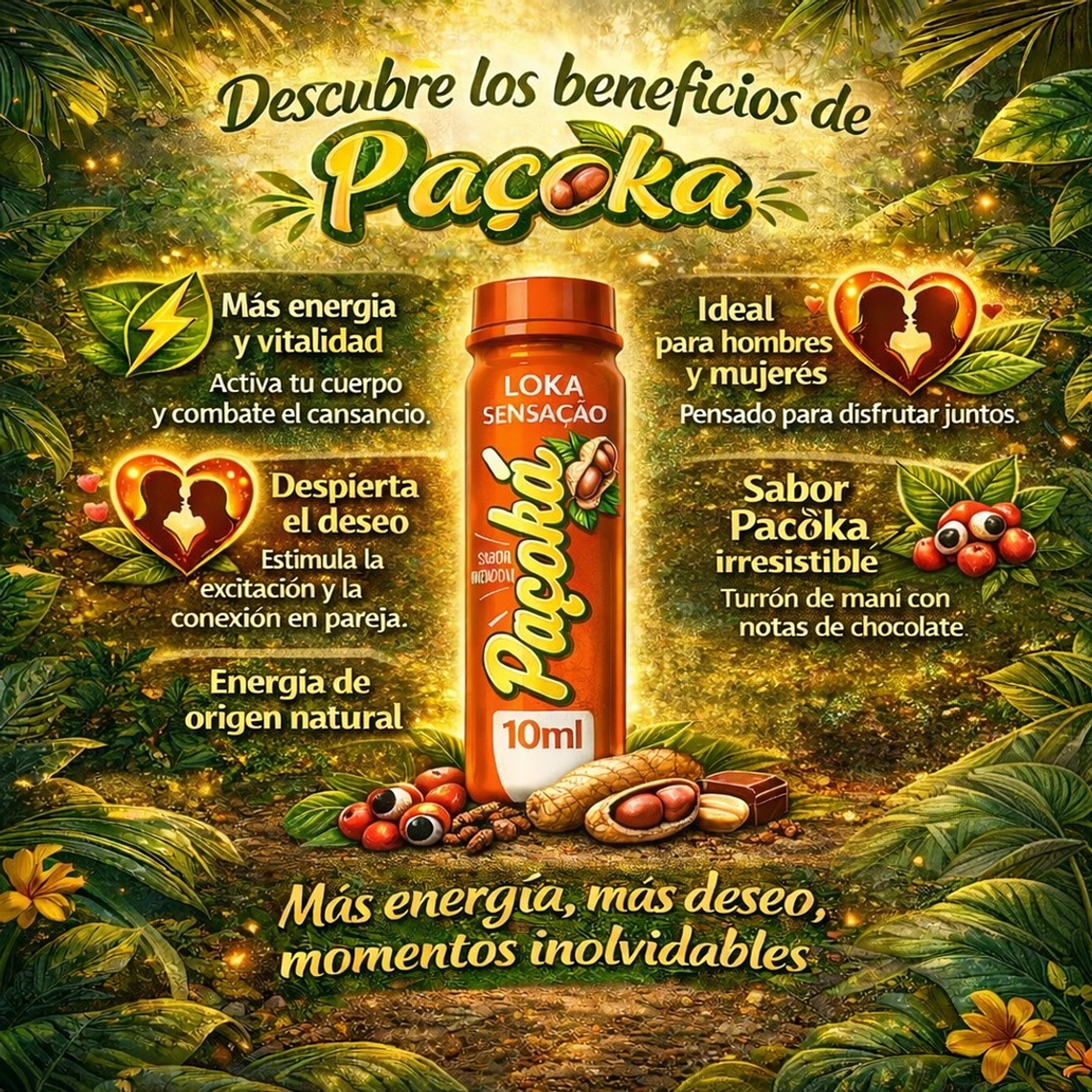 Shot Energizante Paçoka 10 ml – Estimulante Natural de Libido para Hombres y Mujeres 3