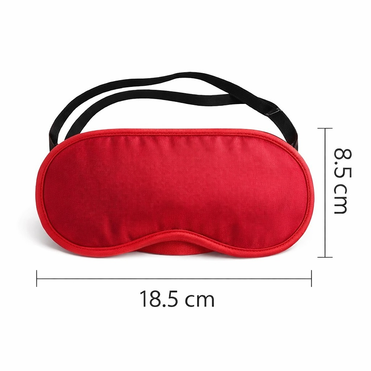 Kit Erótico X2 Esposas y Antifaz para Parejas Rojo 4