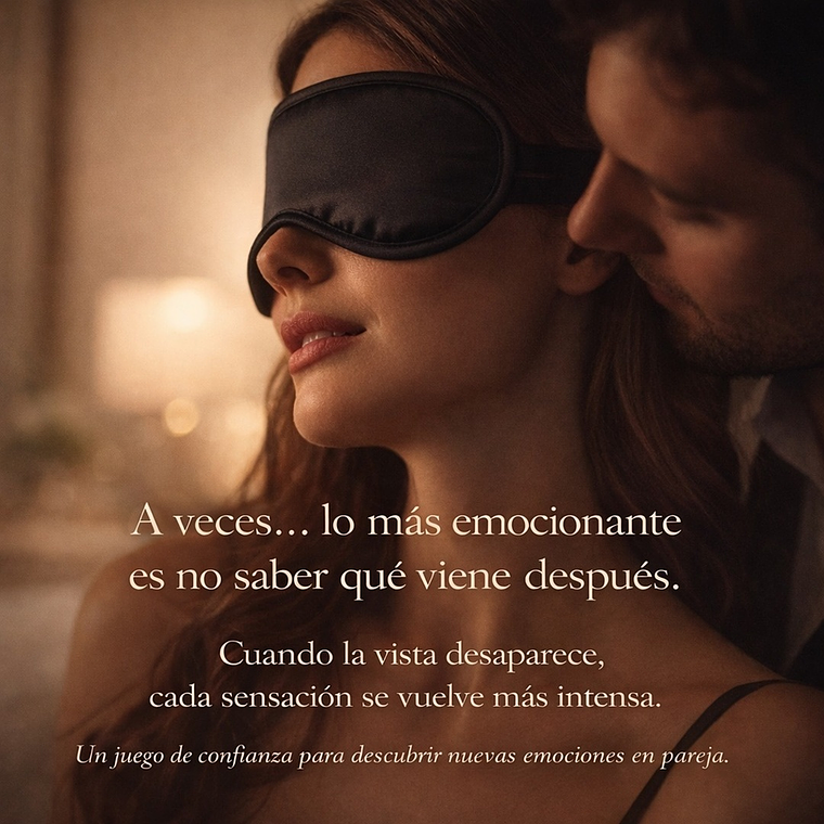 Kit Erótico X2 Esposas y Antifaz para Parejas Negro 2