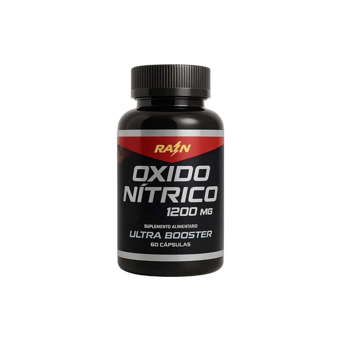 Óxido Nítrico Ultra Booster 1200 mg – Suplemento Deportivo Rain (60 cápsulas) 1
