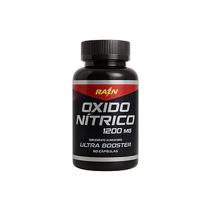 Óxido Nítrico Ultra Booster 1200 mg – Suplemento Deportivo Rain (60 cápsulas)