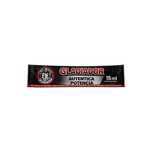 Estimulador y Potenciador Masculino Gladiador – Suplemento Líquido Natural en Sachet 15 ml 