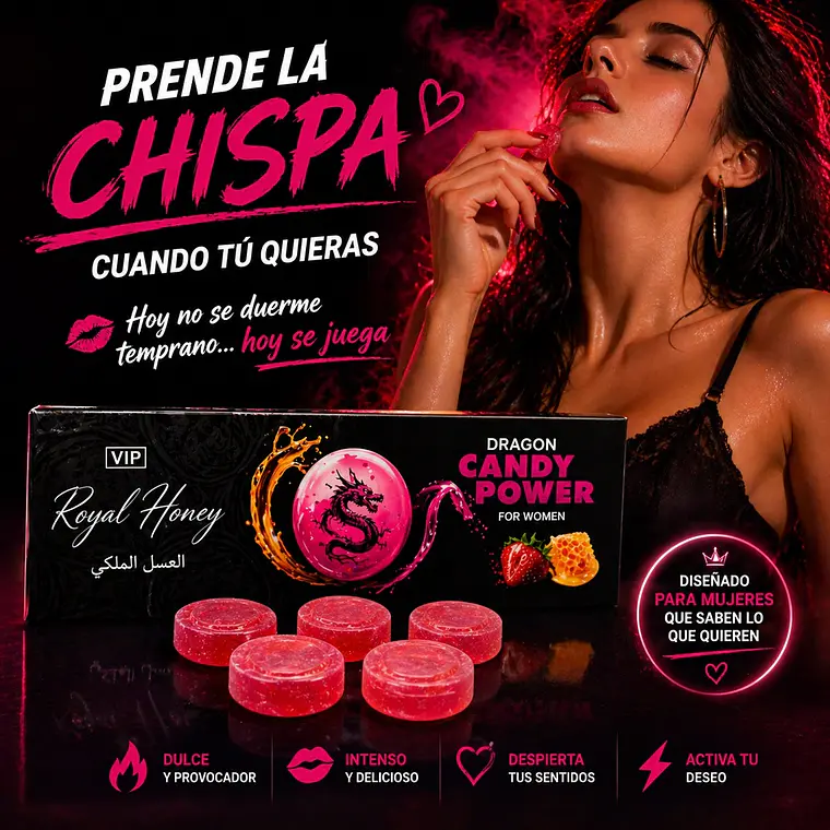 Caramelo Afrodisíaco Candy Power Mujer – Energía y Libido Natural 2
