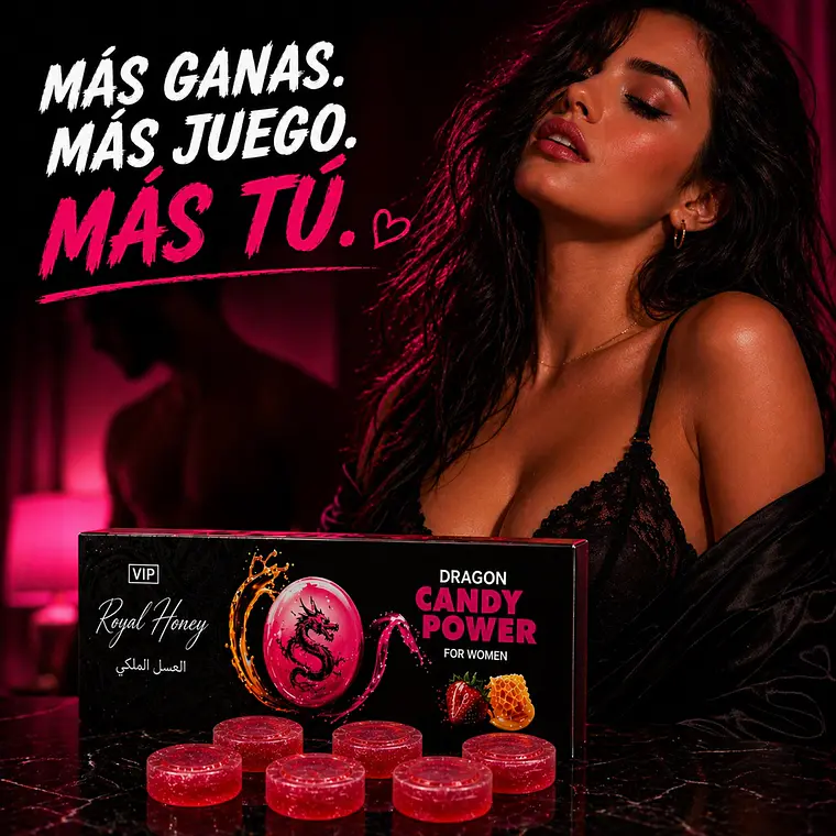 Caramelo Afrodisíaco Candy Power Mujer – Energía y Libido Natural 5