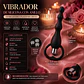Plug Vibrador Anal Medium con Anillo y Vibración – Juguete Íntimo de Silicona Color Negro - Miniatura 2