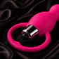 Plug Vibrador Anal Medium con Anillo y Vibración – Juguete Íntimo de Silicona Color Fuscia - Miniatura 4