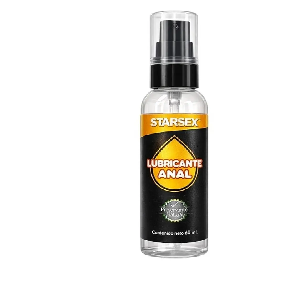 Lubricante Anal Dilatador Starsex 60 mL Base Agua Compatible con Látex 1