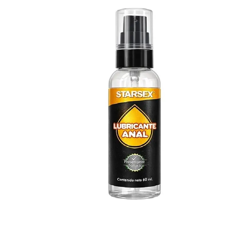 Lubricante Anal Dilatador Starsex 60 mL Base Agua Compatible con Látex 1