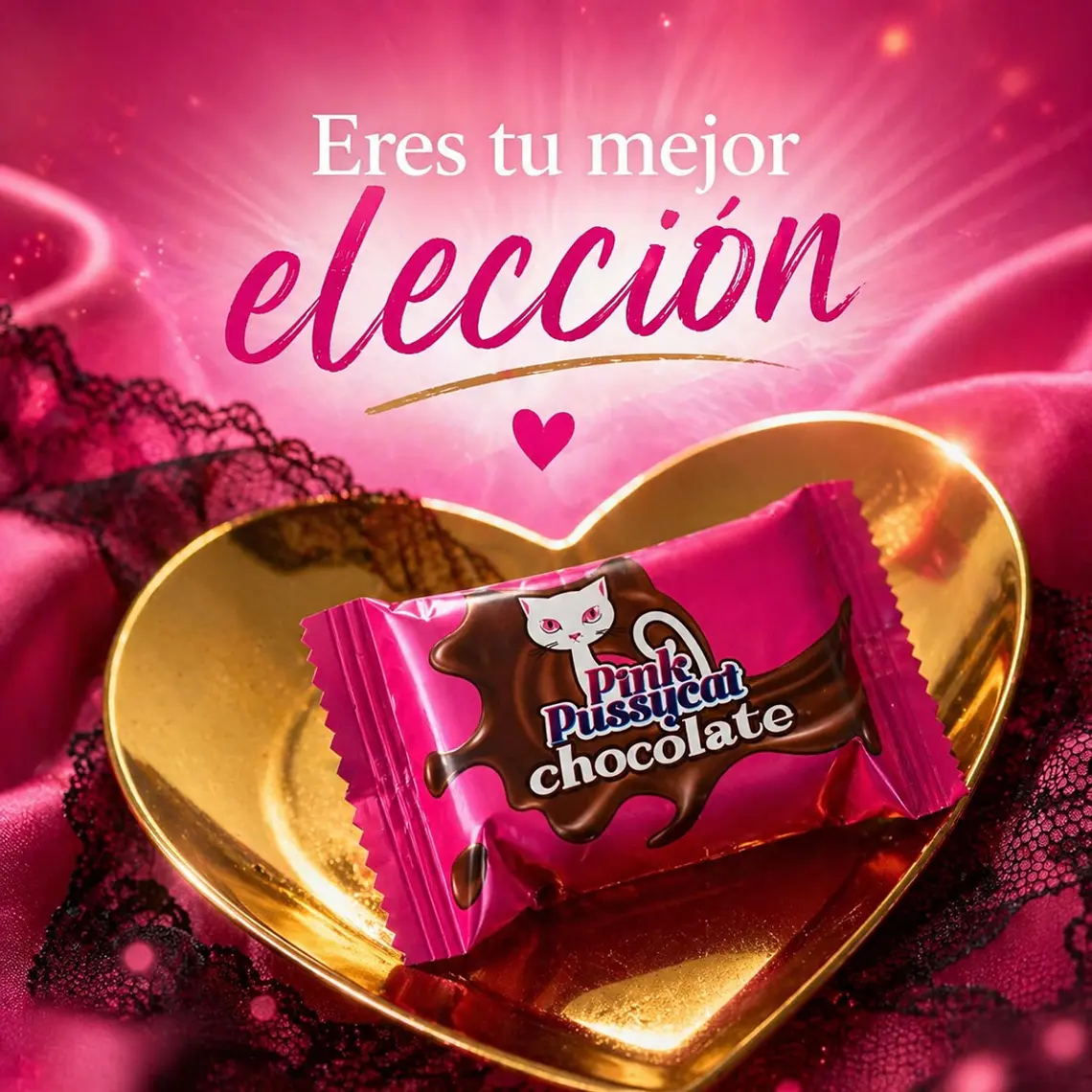 Pink Pussycat Choco Afrodisíaco Mujer – Chocolate Potenciador Femenino Natural  4