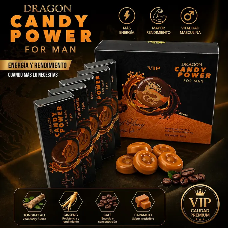 Pack X2 Gladiador Retardante + Candy Power Afrodisíaco Hombre 2
