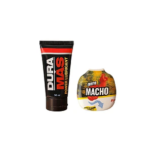 Pack X2 Mero Macho Suplemento Natural Masculino + Lubricante Retardante Dura Mas