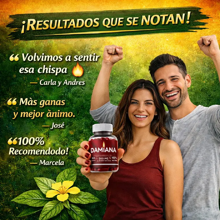 Cápsulas de Damiana – Afrodisíaco Natural para Libido y Energía Sexual 5