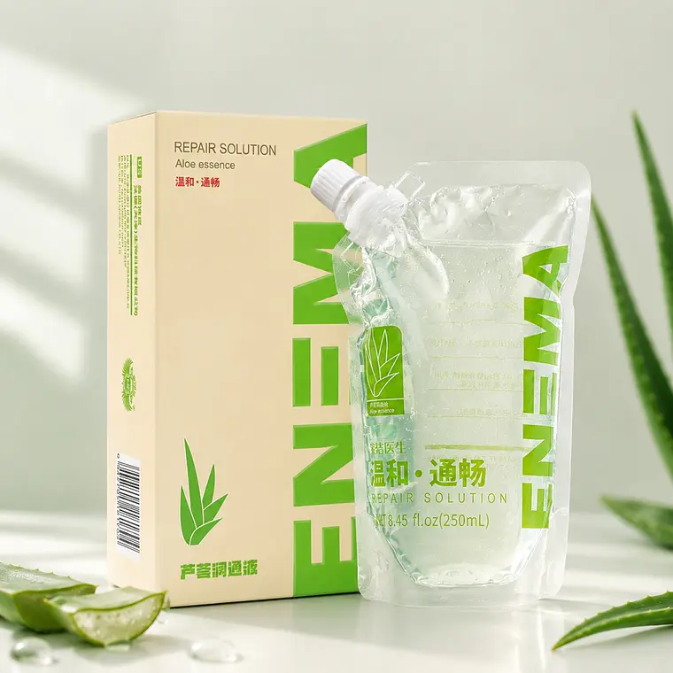 Enema Portátil Aloe Vera 250 ml con Boquilla Flexible – Higiene Personal Límite Cero 1