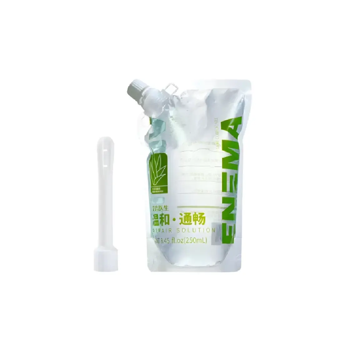 Enema Portátil Aloe Vera 250 ml con Boquilla Flexible – Higiene Personal Límite Cero 4