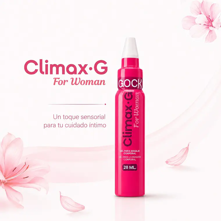 Gel Excitante Femenino Climax G For Woman 28 ml – Orgasmo Intenso a Base de Agua 3