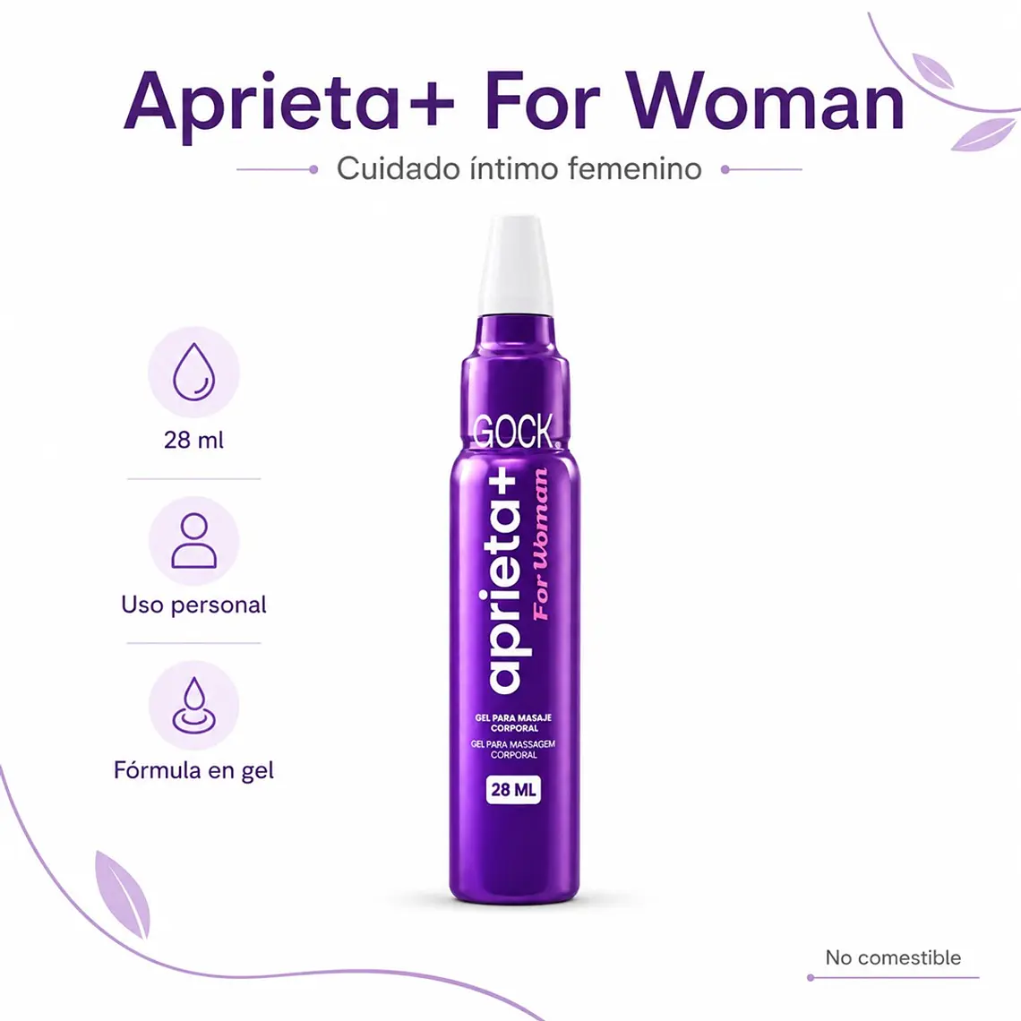 Gel Estrechante Vaginal For Woman 28 ml – Firmeza y Placer Inmediato a Base de Agua 2